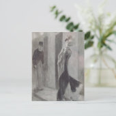 Felicien Rops - Menschenverzeihung Postkarte (Stehend Vorderseite)