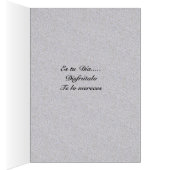 Felicitacion de Graduacion hijo (Innen (Rechts))