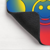 Felicitaciones! Ecuador Flaggenfarben Pop Art Mousepad (Ecke)