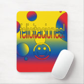 Felicitaciones! Ecuador Flaggenfarben Pop Art Mousepad (Mit Mouse)