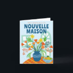 Félicitations NEW ZUHAUSE Glückwunschs Nouvelle Ma Karte<br><div class="desc">Passen Sie diese Gratulationskarte mit Ihrem eigenen Text auf der Vorderseite und innen an! Klicken Sie auf "Personalisieren" oben, um den Text zu bearbeiten. Klicken Sie anschließend auf "Bearbeiten mit dem Designwerkzeug", um die Schriftart, Farben und Einstellungen anzupassen. Karo meinen Shop für mehr Sprachoptionen oder lass mir wissen, ob Sie...</div>