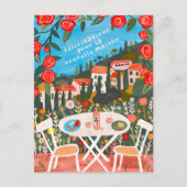 Felicitations Nouvelle Maison Landschaft Aussicht Postkarte (Vorderseite)