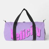 Felicity Name In Rosa, Duffle Bag (Vorderseite)