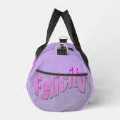 Felicity Name In Rosa, Duffle Bag (Rechts)