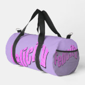 Felicity Name In Rosa, Duffle Bag (Rechte Ecke)