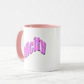 Felicity, Name, Logo, Tasse (Vorderseite Links)