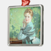 Felicity (von George Henry) Ornament Aus Metall (Links)