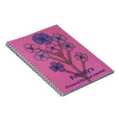 Felicitys gepresstes Blumenjournal Notizblock (Rechte Seite)