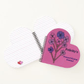 Felicitys gepresstes Blumenjournal Notizblock (Innenseite)