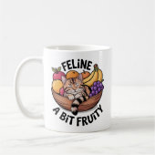 Feline a Bit Fruity - Cozy Cat Kaffeetasse (Links)
