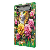 Feline Amidt ein lebendiges Blütenblut Mini Klemmbrett (Gewinkelt2)