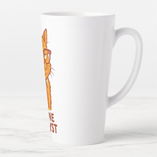 Feline Analyst Retro Cat Mug – Cat Lover Gift Milchtasse (Rechts)