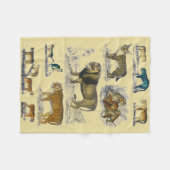 Feline Animals Fleecedecke (Vorderseite (Horizontal))