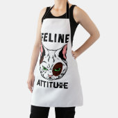 Feline Attitude Cat Mood Pet Character Schürze (InSitu)