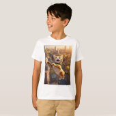 Feline Aviator Adventures" T-Shirt (Vorne ganz)