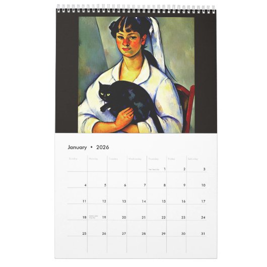 Feline Calendar Kalender (Jan 2026)