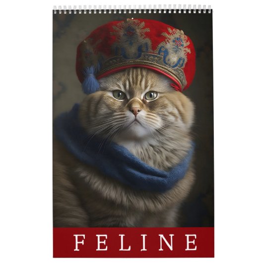 Feline Cat Calendar Kalender (Titelbild)