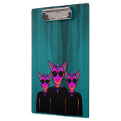 Feline Character Klemmbrett (Links)