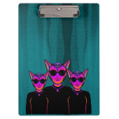 Feline Character Klemmbrett (Vorderseite)