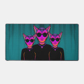 Feline Character Schreibtischunterlage (Vorderseite)