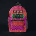 Feline characters Print Cut Sew Bag Bedruckter Rucksack<br><div class="desc">Feline characters Print Cut Sew Bag</div>