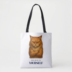 Feline Confidence T - Shirt Tasche