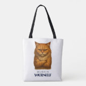 Feline Confidence T - Shirt Tasche (Rückseite)