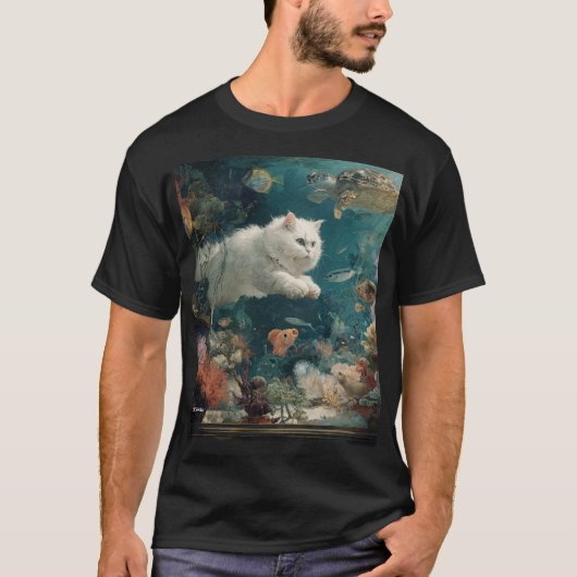 Feline Coral Reef T-Shirt (Vorderseite)