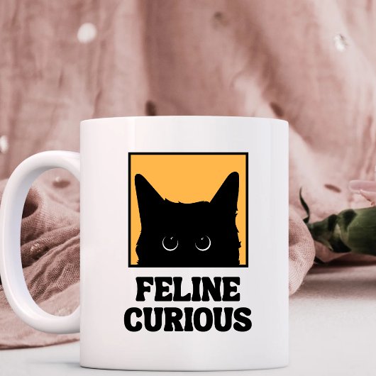Feline Curious Cat Lover Tasse