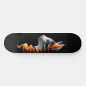 Feline Elegance Skateboard (Horizontal)