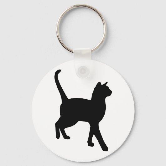 Feline Eleganz Schlüsselanhänger (Vorderseite)