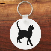 Feline Eleganz Schlüsselanhänger (Vorderseite)