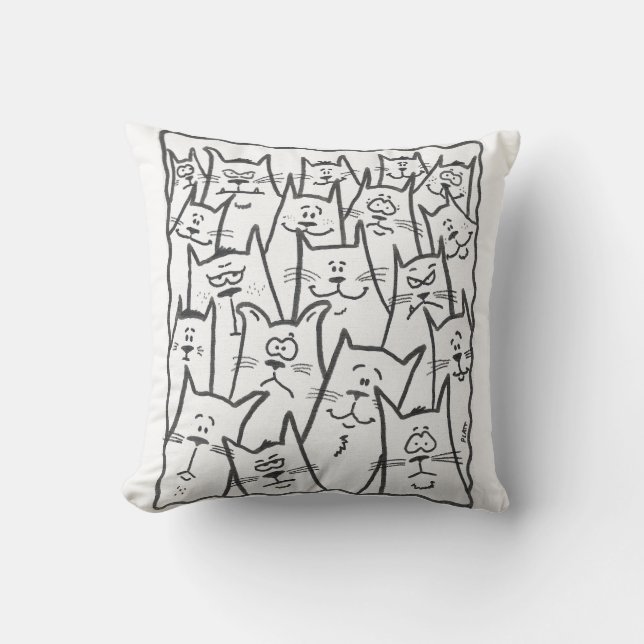 Feline Emotions Kissen (Vorderseite)