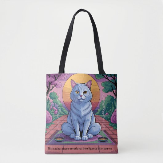 Feline Erleuchtung Tasche (Vorderseite)