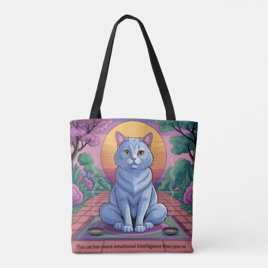 Feline Erleuchtung Tasche (Rückseite)
