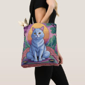 Feline Erleuchtung Tasche (Von Nahem)