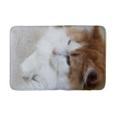 (Feline Extravagant) Kitty Contemplation: Cat Foto Badematte (Vorderseite)