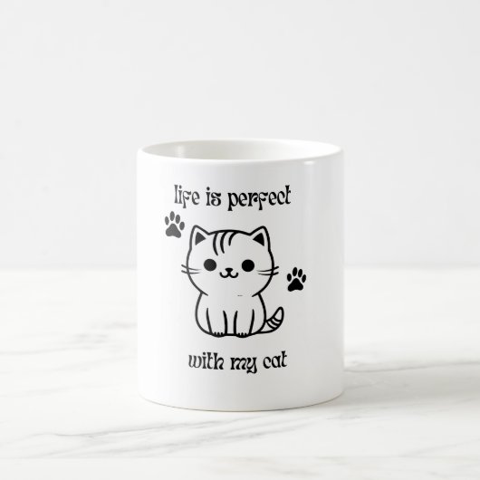 Feline Fancies: Ihre neue Lieblings-Cat-Tasse Kaffeetasse (Mittel)