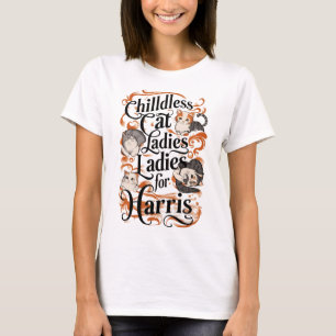 Feline Fandom: Kinderlose Katzen Ladys T-Shirt
