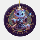 Feline Fantasy Adventure Keramik Ornament (Hinten)