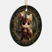 Feline Fantasy Adventure Keramik Ornament (Rechts)