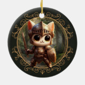 Feline Fantasy Adventure Keramik Ornament (Hinten)
