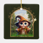 Feline Fantasy Adventure Keramikornament (Rückseite)