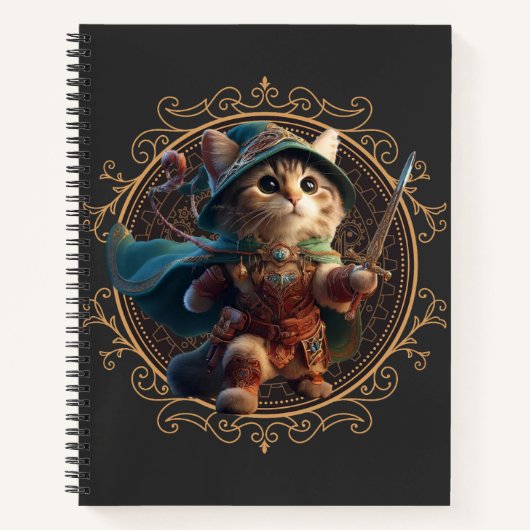 Feline Fantasy Adventure Notizblock (Vorderseite)