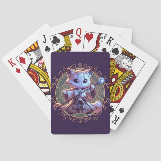 Feline Fantasy Adventure Spielkarten (Rückseite)