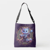 Feline Fantasy Adventure Tragetaschen Mit Langen Trägern (Rückseite)