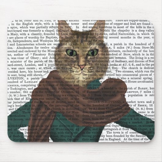 Feline Fashionista Mousepad (Vorne)