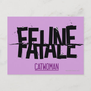 Feline Fatale Postkarte
