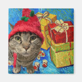 Feline Festive Magnet (Vorne)