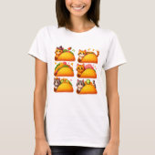 Feline Fiesta in einem Taco T-Shirt (Vorderseite)